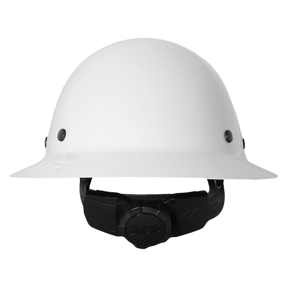 AFP Fiber Full Brim Hard Hat showing washable sweatband for all-day comfort