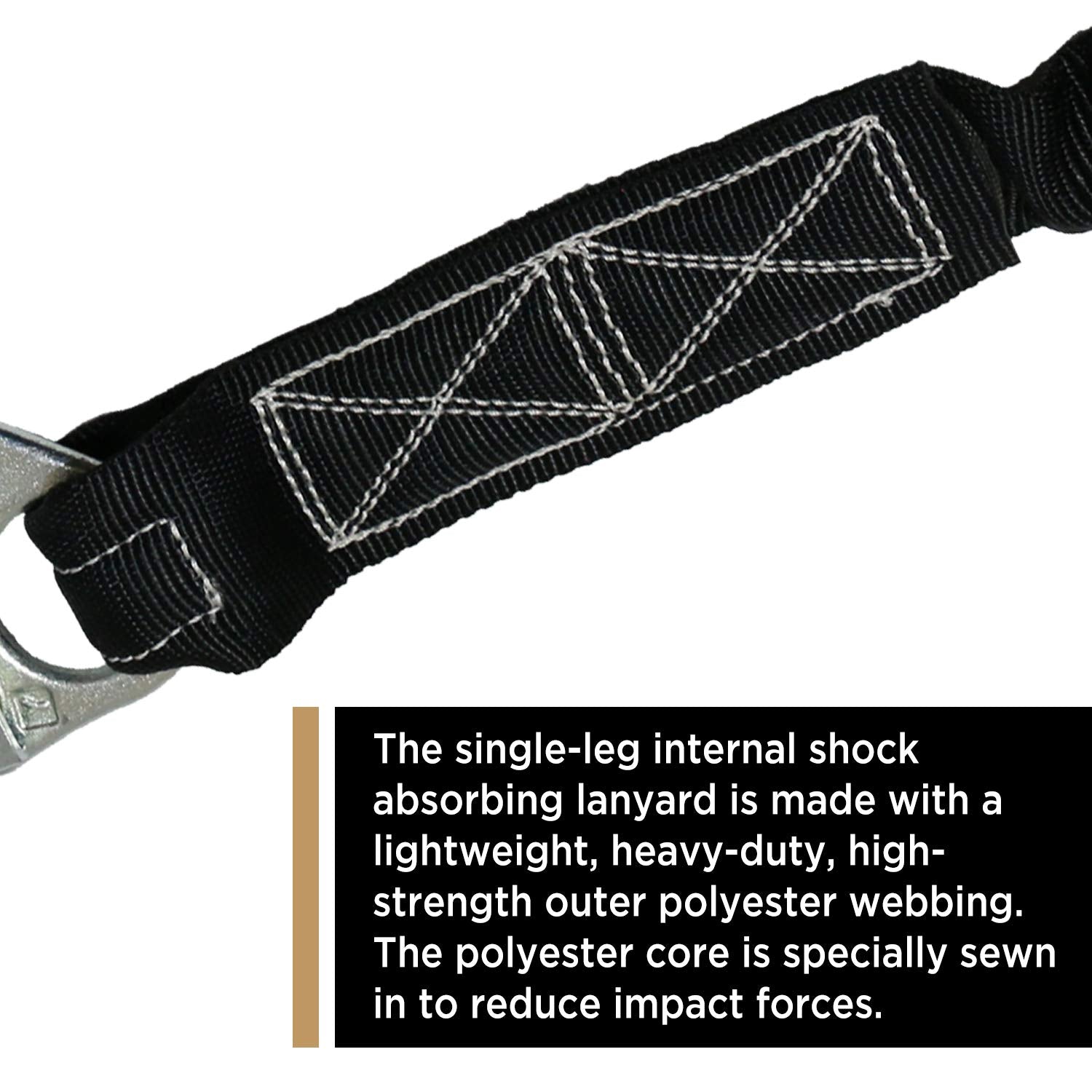 Internal shock absorber integration visible in the AFP lanyard.