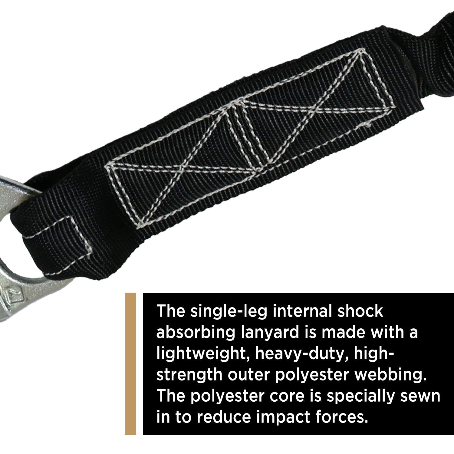 AFP internal shock-absorbing core reduces impact forces
