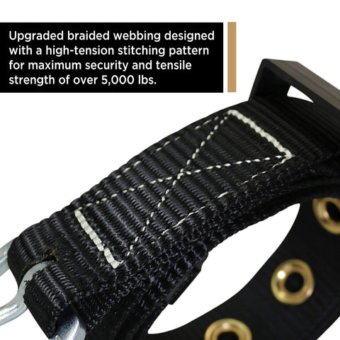 AFP Tongue Buckle Body Belt with tool pouches attached for onsite use