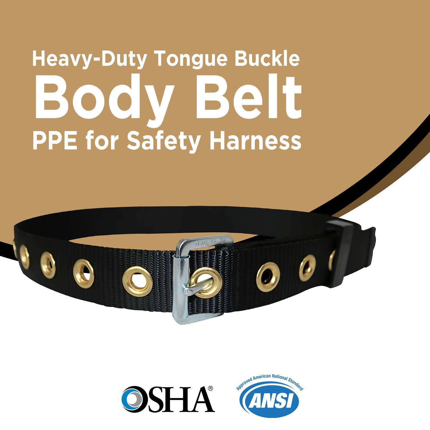 AFP Tongue Buckle Body Belt side view highlighting compact lightweight design