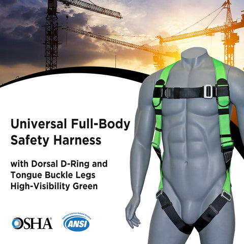 AFP universal harness shows reinforced stitching for durable, long-term use.