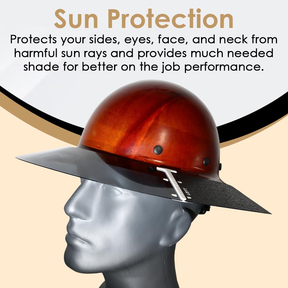 AFP visor assembly shows easy clip-fastener attachment for secure fit.