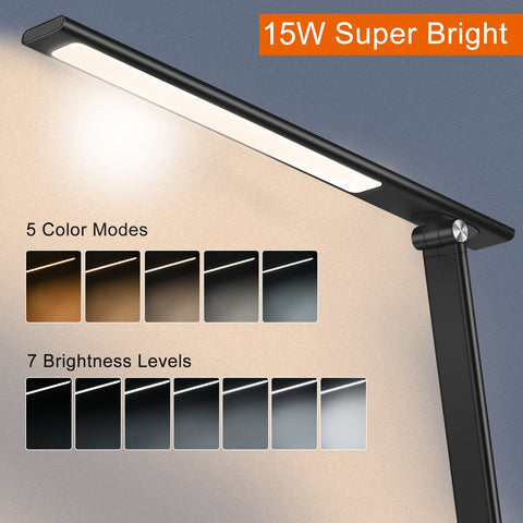 AFROG lamp shows wireless charging pad integrated on base for convenience.