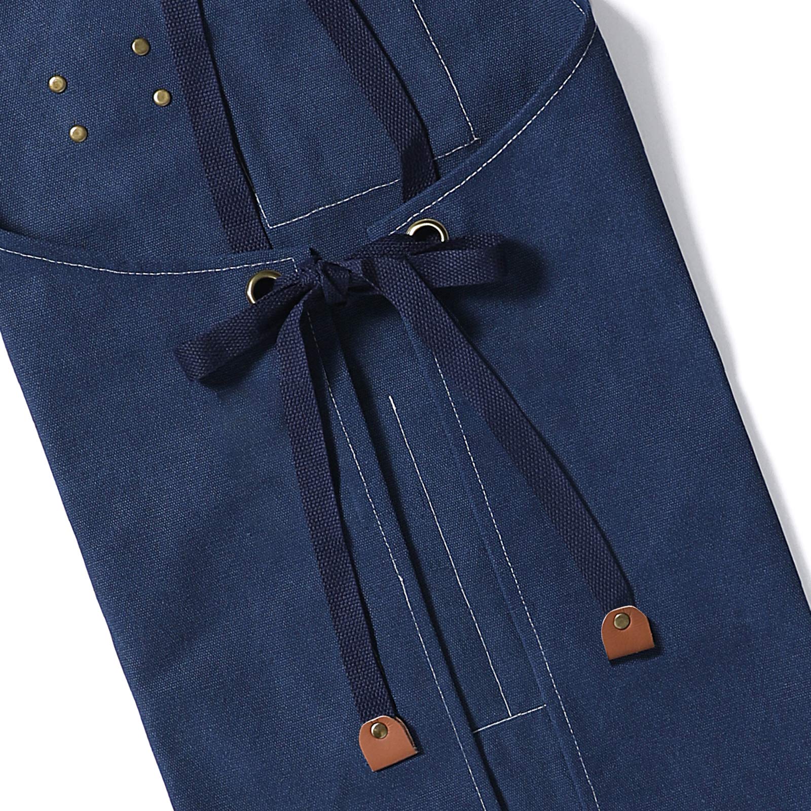 AFUN Chef Apron size and coverage reveals large protective area.