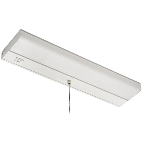 AFX 18-inch T5L closet light with pull chain for easy on/off and clean white illumination