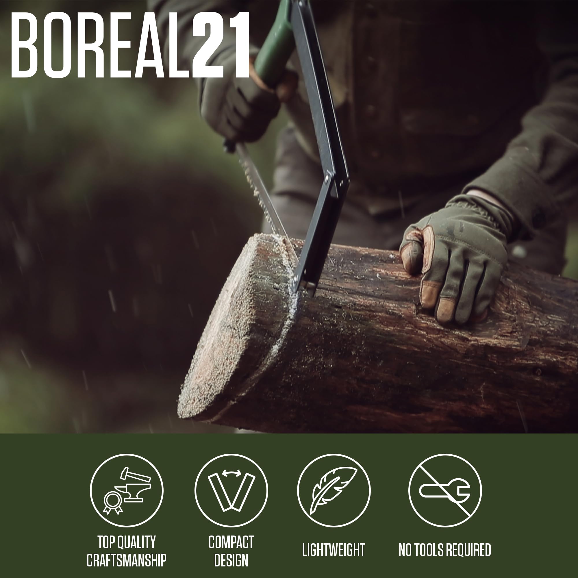 Agawa Boreal21 blade tension system ensures consistent cutting performance