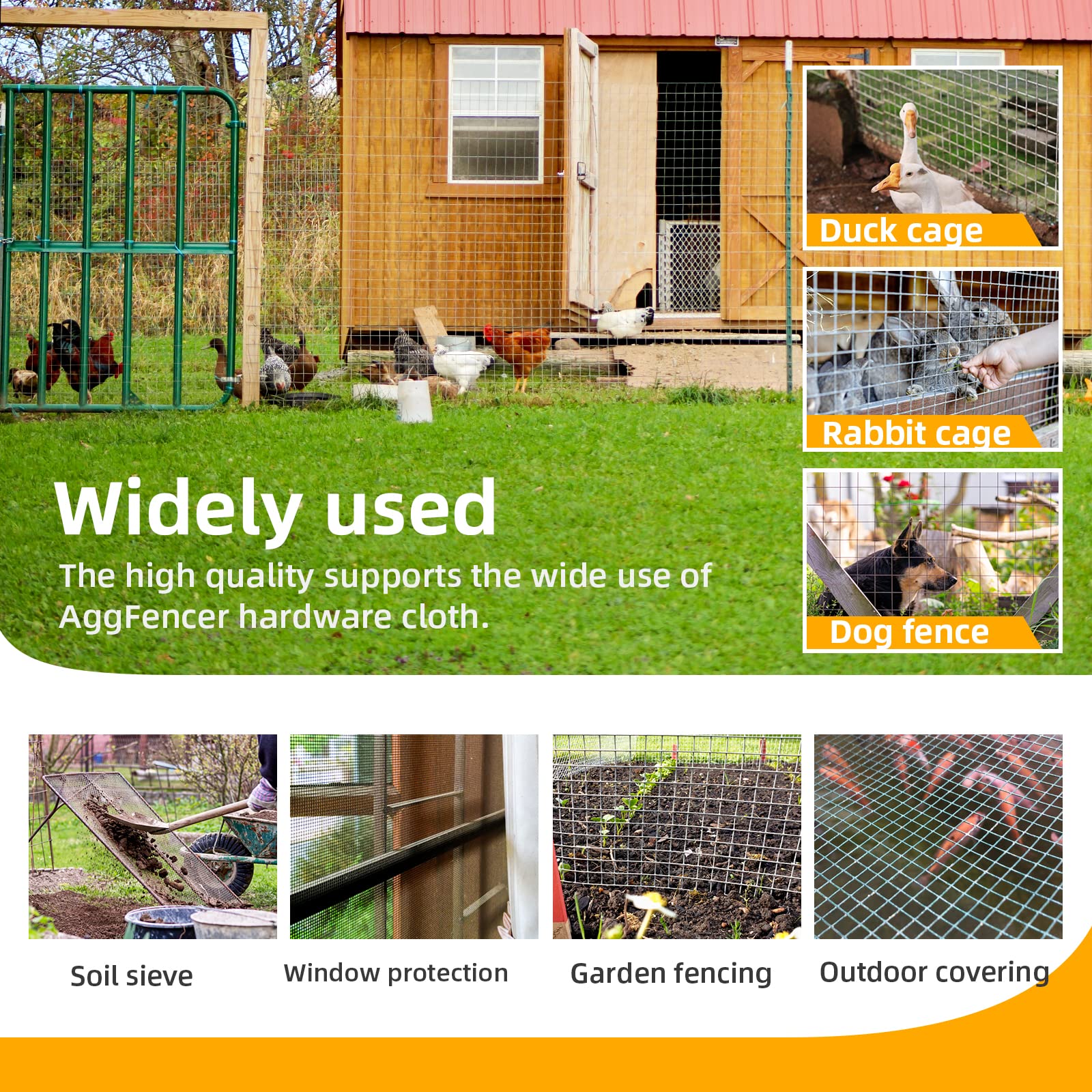 AggFencer garden bed protection mesh shields plants from pests