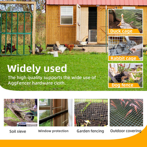 AggFencer garden bed protection mesh shields plants from pests