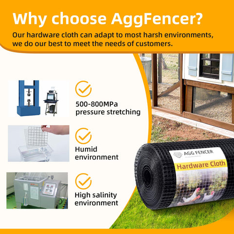 AggFencer garden and poultry fencing roll in use for reliable perimeters