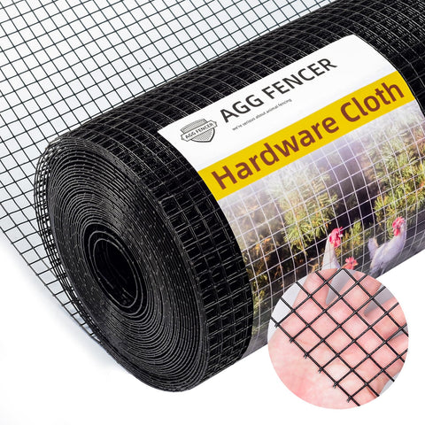 AggFencer hardware cloth 16in x 10ft roll for durable garden fencing