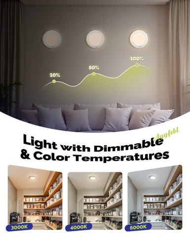 Aggforbl motion sensor mode activates light on movement.
