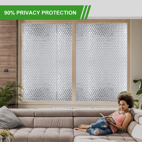 Radiator area insulated with AGHITG reflective foil for heat control