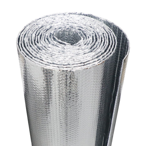 AGHITG Reflective Bubble Window Insulation roll blocks heat and fits various window sizes.