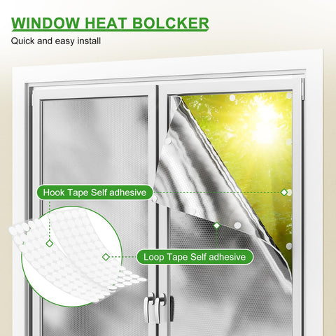 AGHITG RV window insulation kit for keeping interior cooler on trips.