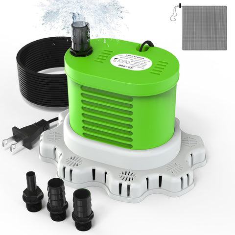 AgiiMan pool cover pump 75W drains water quickly to protect your pool cover.