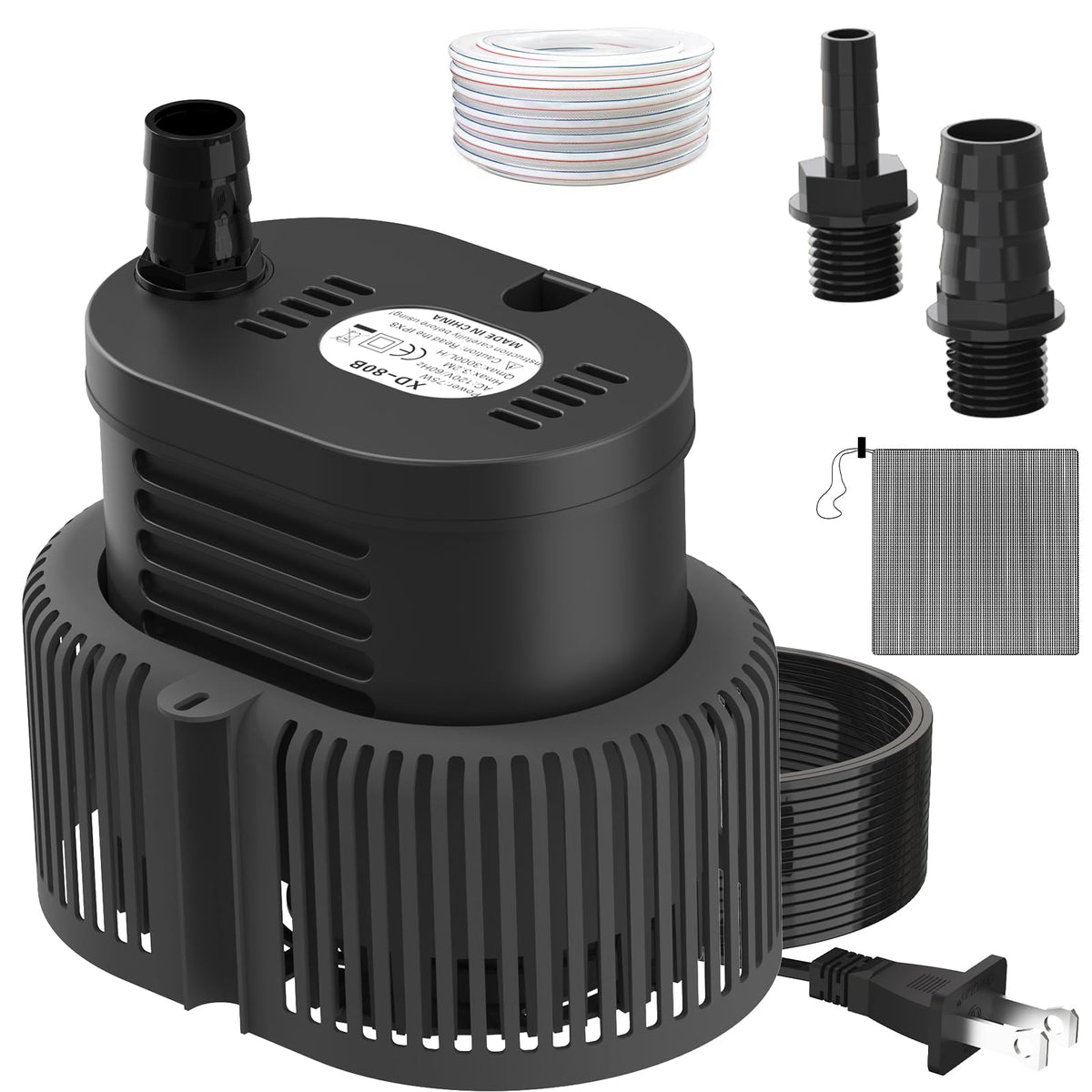 AgiiMan pool cover pump with rugged ABS shell built to withstand outdoor weather.