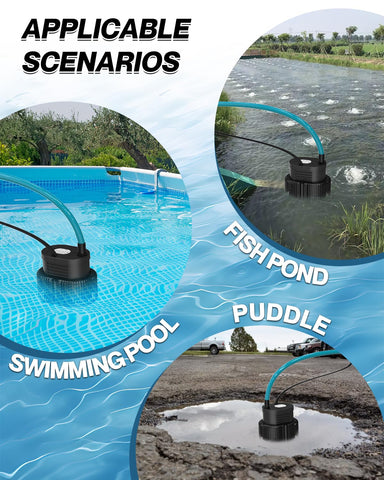 AgiiMan pump’s dry‑run protection helps prevent damage during low water.