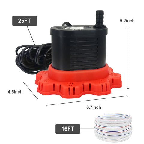 AgiiMan pool cover pump durable ABS construction highlights