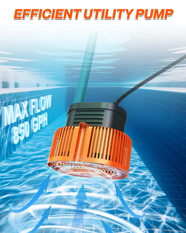 AgiiMan 16 ft drainage hose for flexible pool drainage.