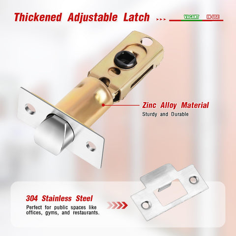 Aglehome easy turn-knob lock encourages simple, reliable privacy control.