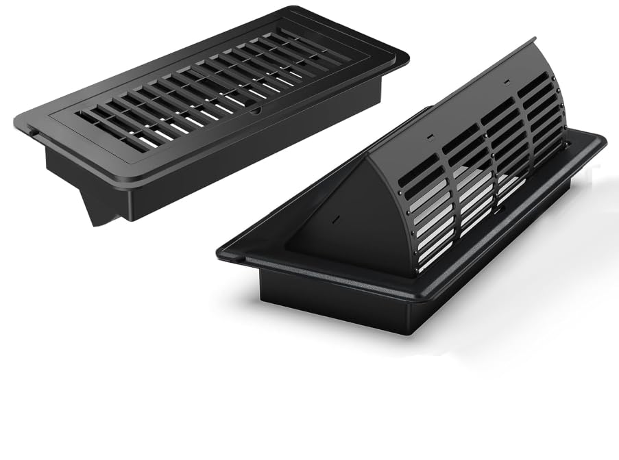 AGlLEFOXX vent deflector 4x10 floor—durable ABS, quiet airflow control.