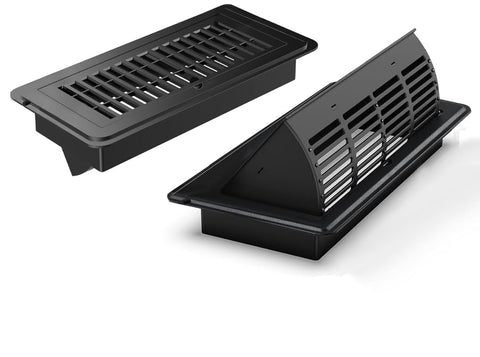 AGlLEFOXX vent deflector 4x10 floor—durable ABS, quiet airflow control.