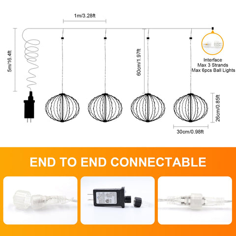 AGOTD warm-white glow enhances patios, balconies, and festive gatherings.