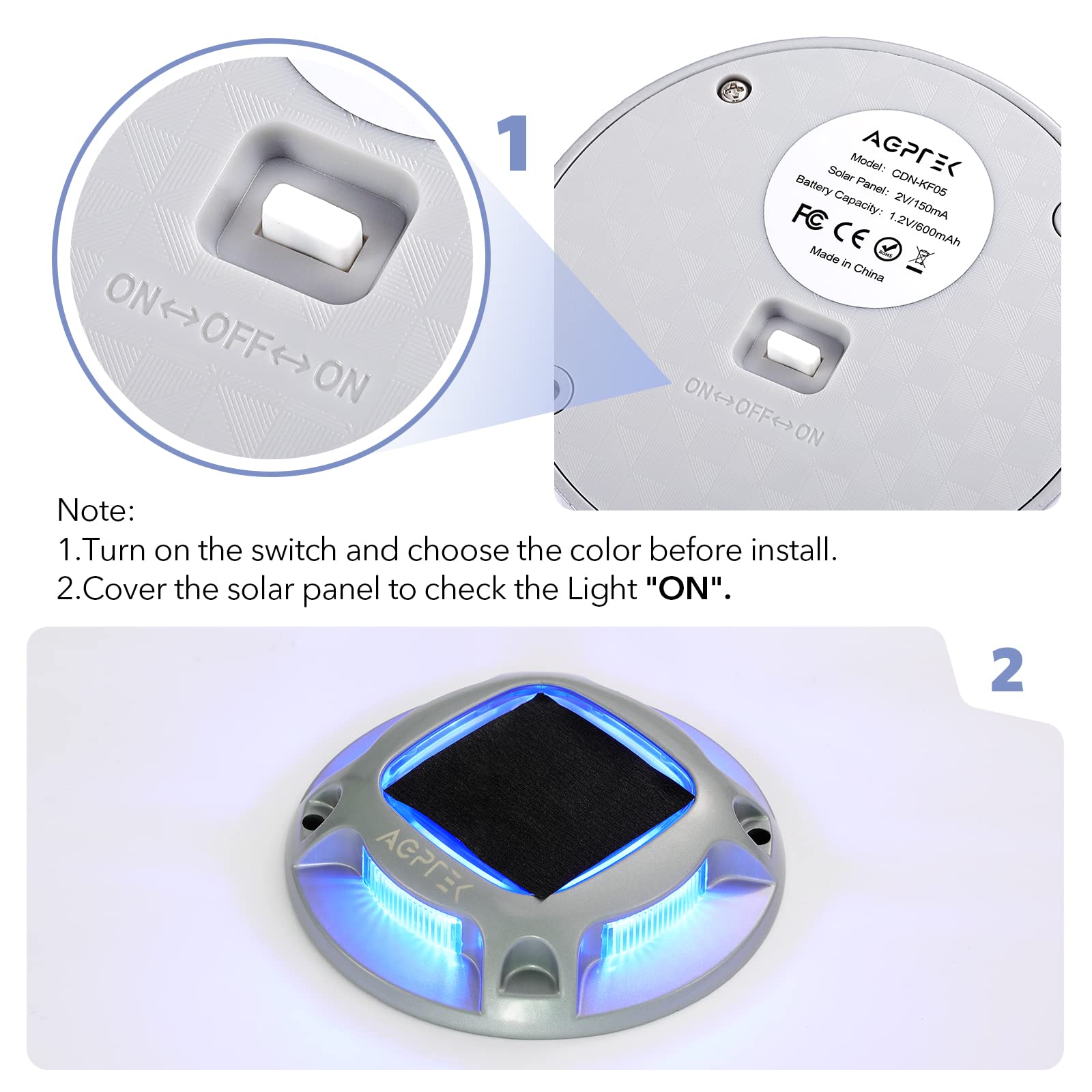 AGPTEK 12-pack lighting set helps illuminate multiple outdoor zones