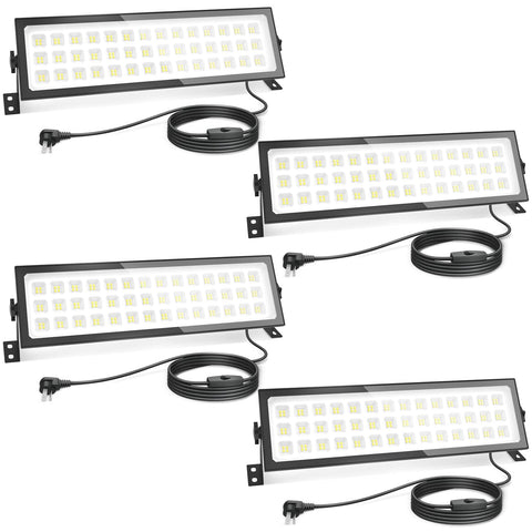 AGranTOP linkable LED shop light with outlet for easy multi-light setup.