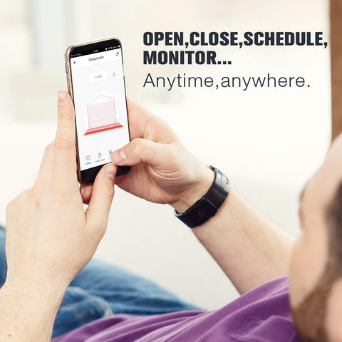 AGSHOME guest smartphone control with real-time door status alerts