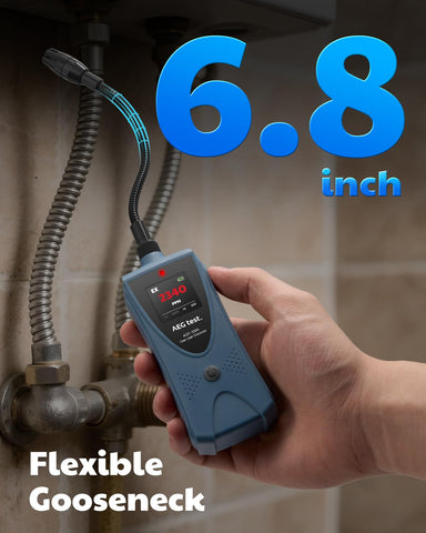 AGT-1385 color display shows real-time gas levels for quick assessment