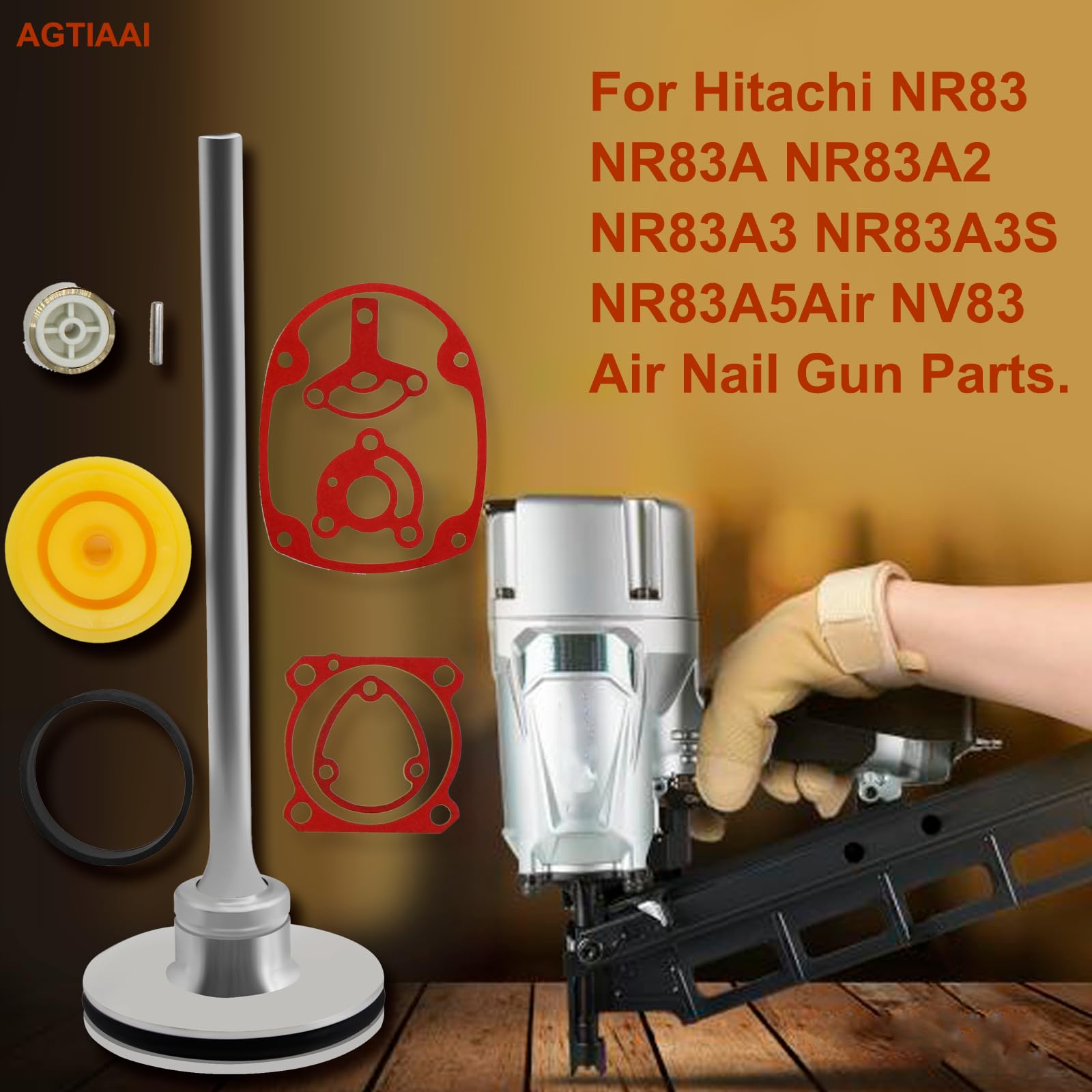 AGTIAAI Hitachi rebuild kit gasket set for reliable sealing and extended tool life.