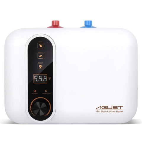 Agust instant hot water heater under sink, compact hot water on demand for kitchens