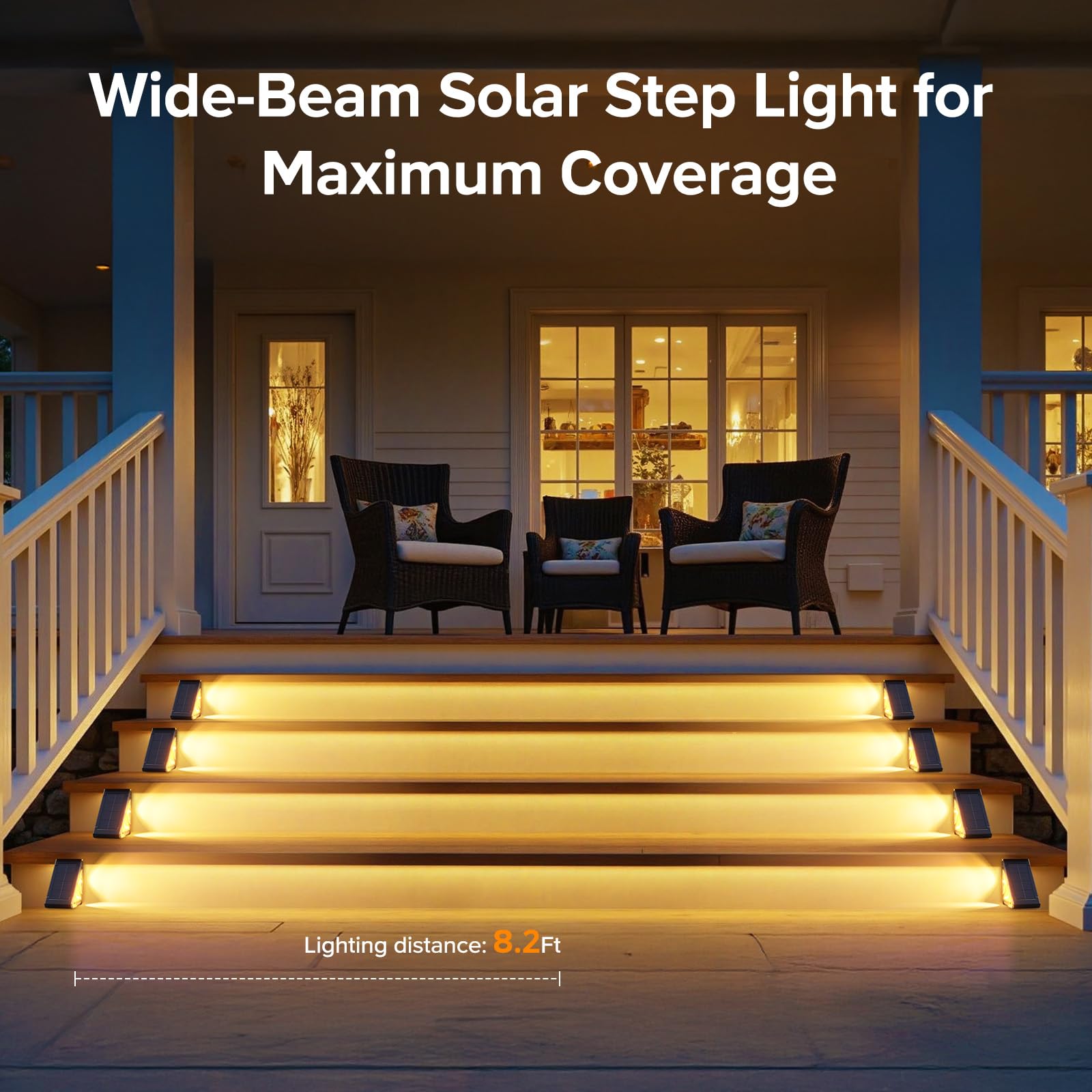 Ahaorigin dusk-to-dawn operation provides automatic illumination after charging