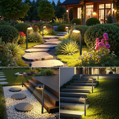 Ahaorigin modern black design blends with yards and driveways