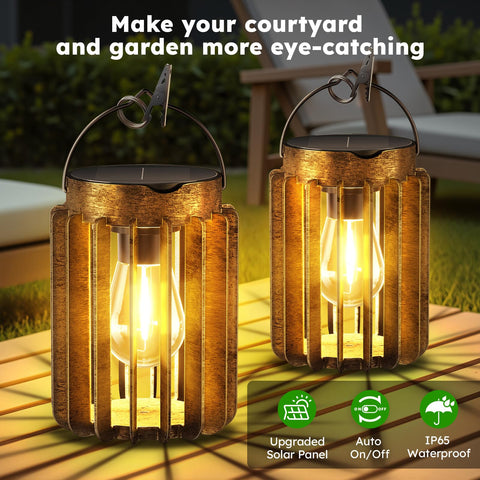 Ahaorigin solar lantern dusk-to-dawn sensor for automatic illumination