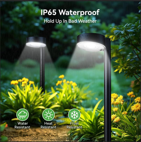 Ahaorigin solar pathway light easy installation with stake into ground