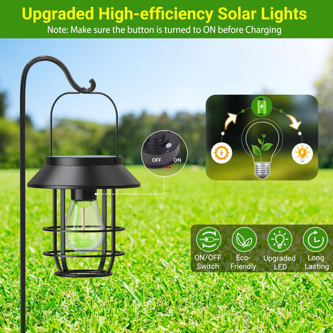 Ahaorigin two pack solar lanterns ready for installation and gifting