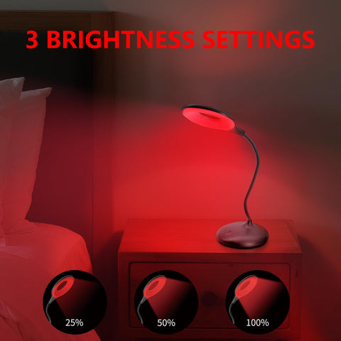 AheadTeca red light lamp recharge port emphasizes cordless operation up to 12 hours.