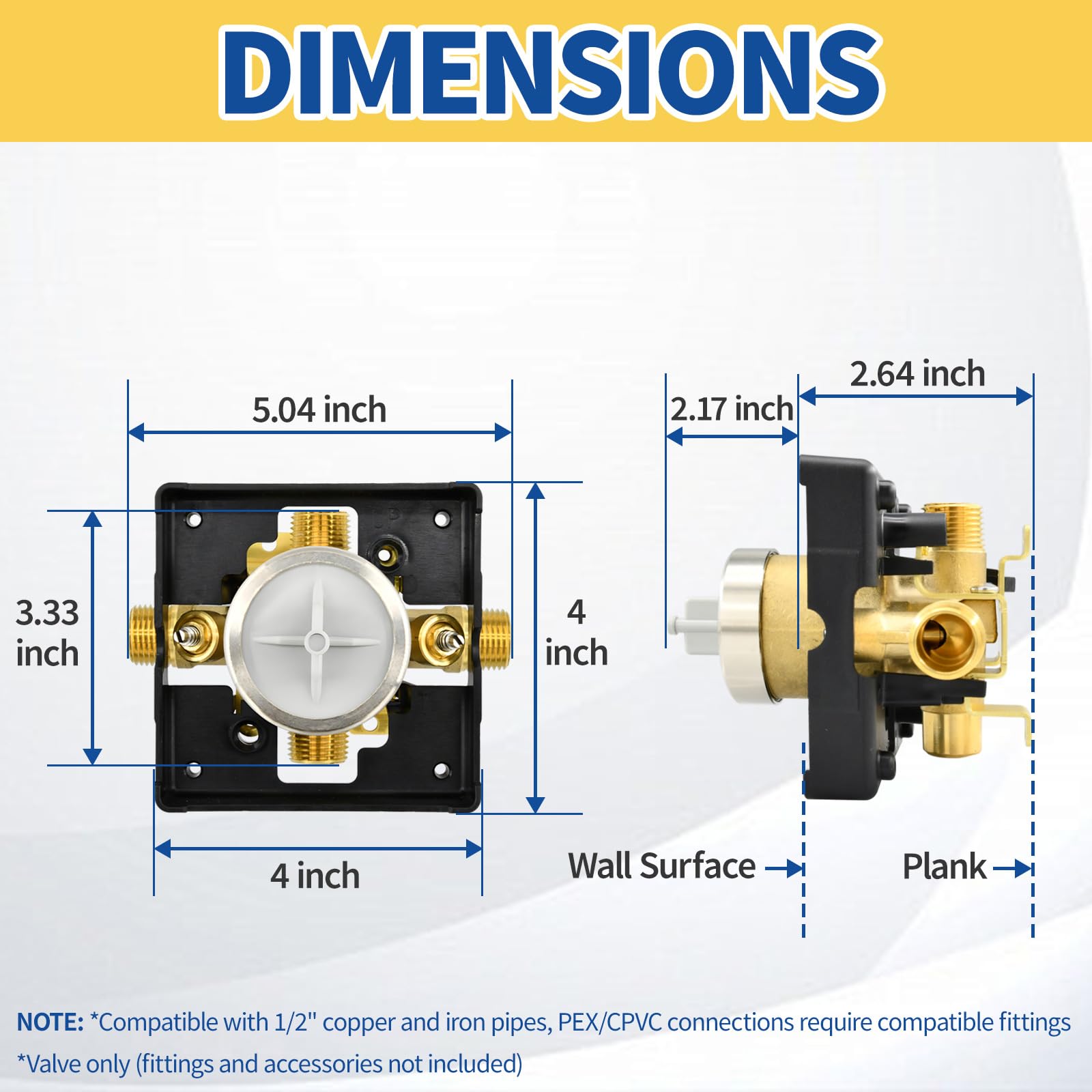 R10000-UNWS installation ready, designed for common plumbing setups.
