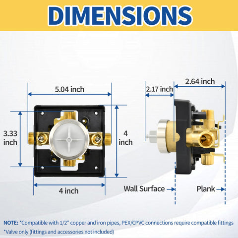 R10000-UNWS installation ready, designed for common plumbing setups.