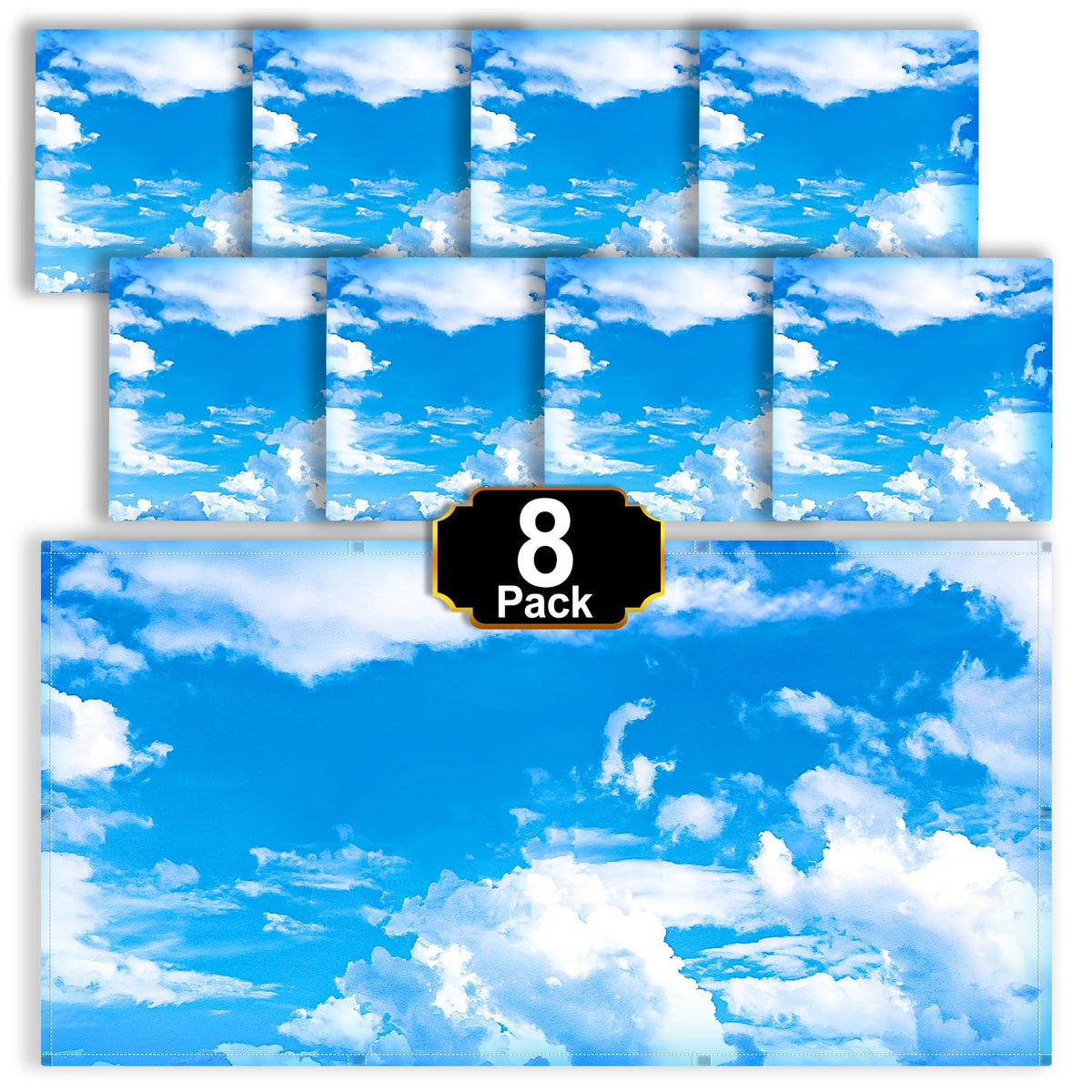 Aheroi cloud blue sky light cover assembly demonstrates magnetic mounting for easy setup