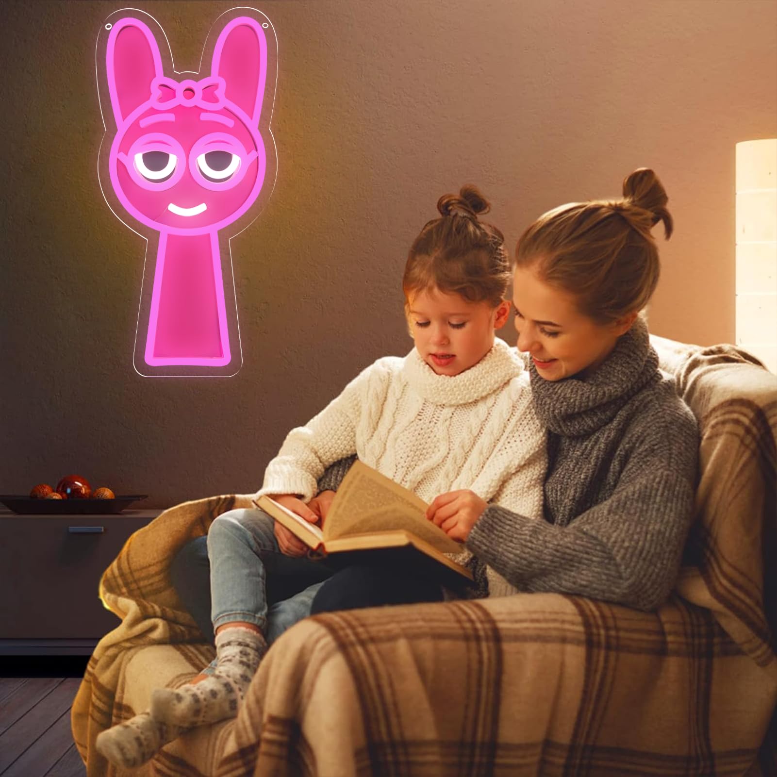 AHlove Hanging Kit for Neon Sign simplifies setup and relocation.