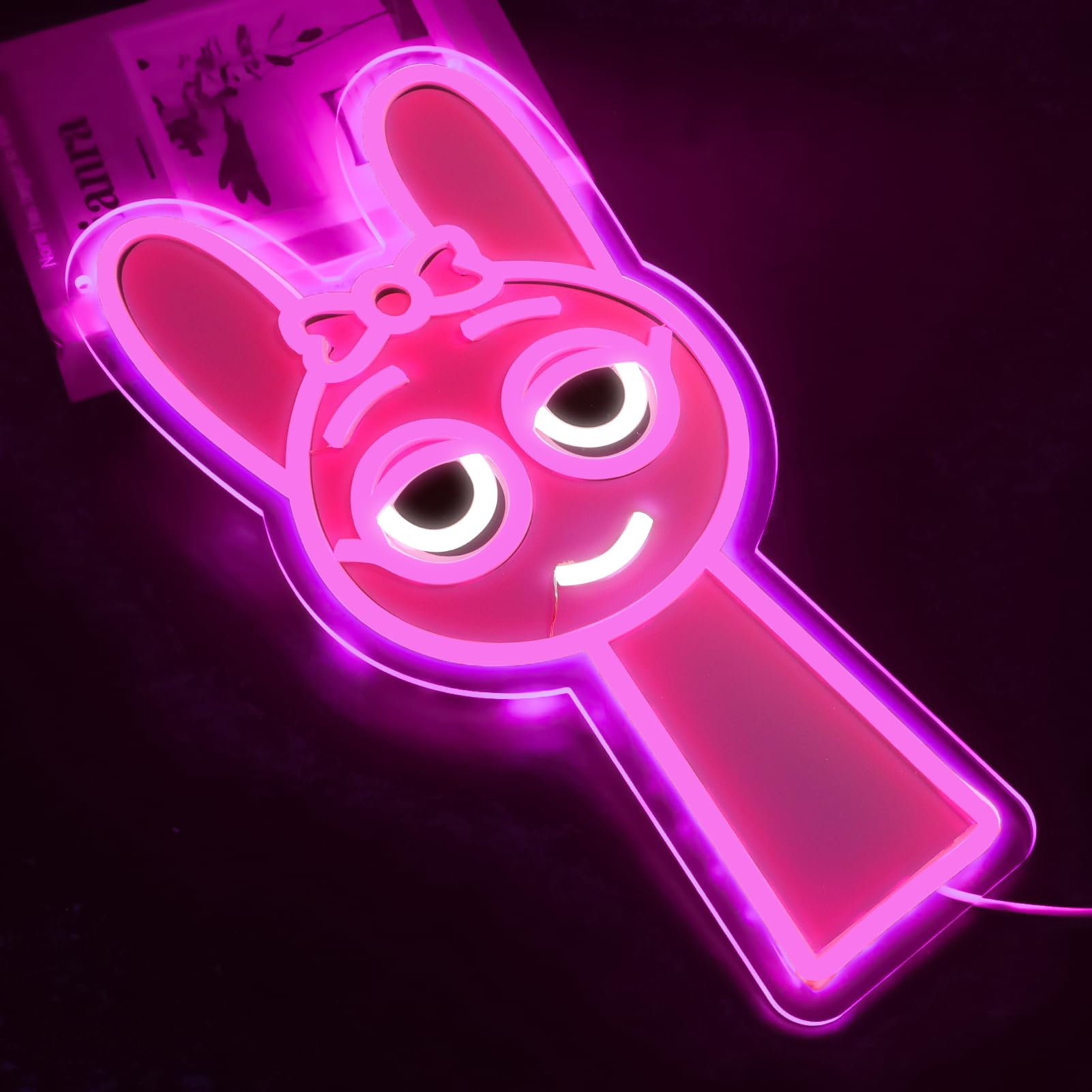 AHlove LED Neon Lights for Bedroom create a cozy ambiance with a soft glow.