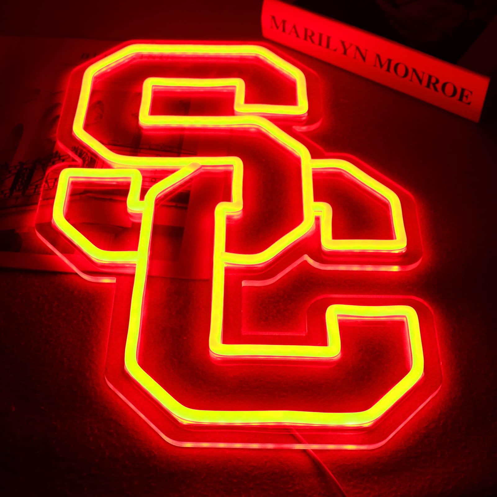 AHlove LED Neon Lights for bedroom create soft, safe illumination.