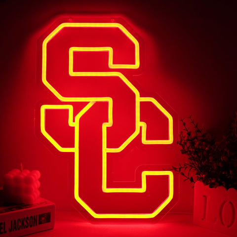 AHlove Team Neon Sign on wall decor adds vibrant ambiance to any room.