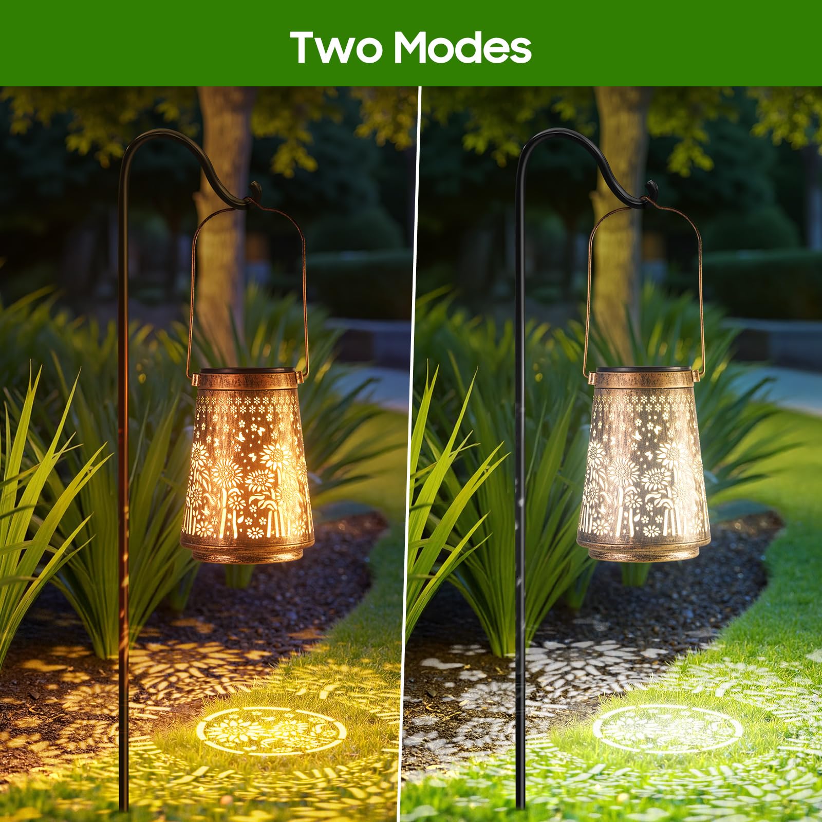 Ahaorigin two-mode lighting provides versatile ambiance for patios