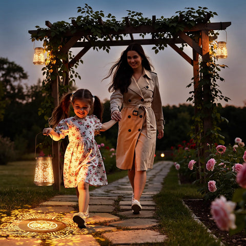 Ahaorigin lantern features upgraded 800mAh solar panel for longer glow