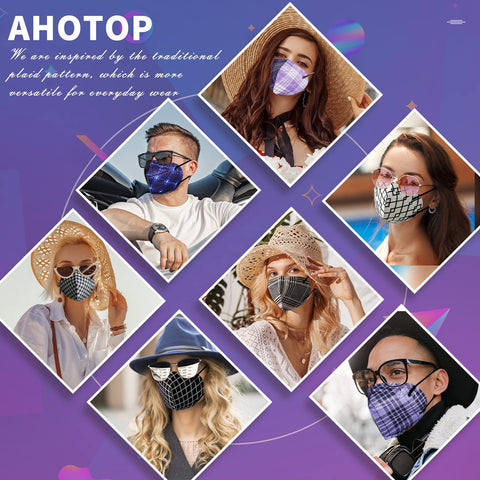 AHOTOP plaid multi-color options support versatile daily wear.